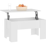  Stolić za kavu bijeli 79 x 49 x 41 cm od konstruiranog drva | Shoptok.si