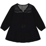 Marisse Viscose Shirt With Fringes L-Ko-3719 Black | shoptok.hr