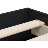 vidaXL Okvir kreveta s ladicama crni 160x200 cm konstruirano drvo | shoptok.hr