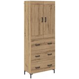  Highboard 2 kom. Umjetnički hrast 69,5 x 34 x 180 cm | shoptok.hr