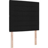Box Postelja s Pomeranjem in Blazino ter LED Osvetlitvijo Črna 90x200 cm Tkanina, (22048863) | Shoptok.si
