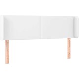  Vzglavje z ušesi belo 147x16x78/88 cm umetno usnje, (20952699) | Shoptok.si
