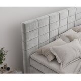 Maison de Rêve Svijetlo sivi boxspring krevet s prostorom za odlaganje 140x200 cm Ava – | shoptok.hr