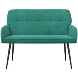  Dvosjed s metalnim nogama 2-sjedalo Tirkizna Baršun | shoptok.hr
