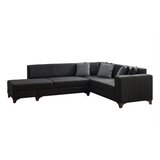 Atelier Del Sofa Ugaona sofa na razvlačenje Zapad Lijevo, 230 x 285 cm, Antracit | Eponuda.ba