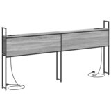  Skladišno uzglavlje Sivi hrast sonoma 200 cm Konstruirano drvo | shoptok.hr