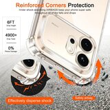 Techsuit Shockproof Clear Silicone prozirna maskica otporna na udarce za Honor 600 Pro | shoptok.hr