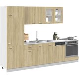  Set kuhinjskih ormarića od 8 dijelova "Lyon" hrast Sonoma, inženjersko drvo | shoptok.hr
