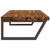  Polica za Lavabo - Umivaonik s prirodnim rubom montirana na zid - Prirodno kava 40 x 50 x 24 cm Četvrtasto | shoptok.hr
