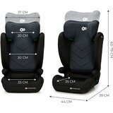 Kinderkraft avtosedež I-Spark i-Size 15-36 kg (100-150 cm) brez Isofixa, črn | Shoptok.si