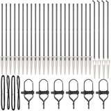  Stup za ogradu 26 pcs Siva 3,2 x 3,2 x 185 cm | shoptok.hr