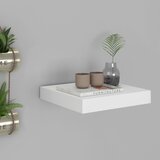 vidaXL Stenska polica bela 23x23,5x3,8 cm MDF Cene