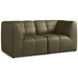 Makamii Kaki zelena sofa od imitacije kože 180 cm Aloha – | shoptok.hr