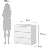 Tvilum Bela komoda 77x76x50 cm Naia – | Shoptok.si