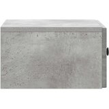  Noćni ormar Betonska siva 49 x 34 5 x 20 cm Konstruirano drvo | shoptok.hr