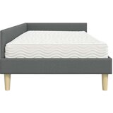  Kotni okvir postelje z matrico z vzmetnico 2 pcs Siva blago, (5000121451) | Shoptok.si
