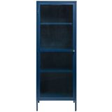 Unique Furniture Plava metalna vitrina Bronco, visina 160 cm cijene