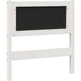  Tapecirani uzglavlje Bijelo 75 cm Čvrsto borovo drvo | shoptok.hr