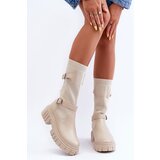 Boto Women's Socks with Boot Beige Abroze | Shoptok.si