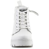 Palladium Visoke superge Pallabase Leather White black M Bela | Shoptok.si