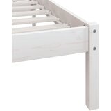  Okvir za krevet masivna borovina bijeli 150 x 200 cm bračni | shoptok.hr
