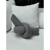 WALLXPERT Dekorativni jastuk Dugum, 44x22x18 cm, siva u
