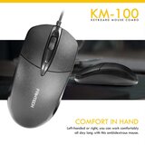 Fantech combo miš i tastatura KM-100 crni Cene