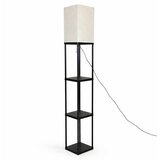 Aptel ZD178 – Podna lampa s 3 police, E27, visina 164 cm, crna/bijela Cijene