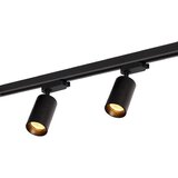  Reflektor za šinski sistem PIPE 4xGU10/10W/230V, crna | Eponuda.com