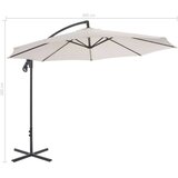 Konzolni suncobran s čeličnom šipkom 300 cm boja pijeska | shoptok.hr