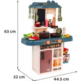  Dječja kuhinja za igru s funkcijom vode - 42 elementa - zeleno/roza | shoptok.hr