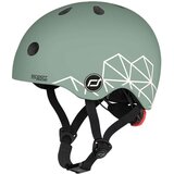 Scoot&Ride® Kaciga za decu Green lines XXS-S/ zelena | Eponuda.com