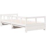  Dnevni krevet bez madraca bijeli 90 x 200 cm masivna borovina | shoptok.hr