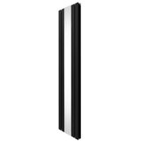 Monster radiator z ravnim ogledalom - 1800 mm x 425 mm - črn, (21569983) Cene