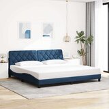  Okvir za krevet bez madraca plavi 200x200 cm od tkanine | shoptok.hr