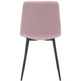 Bessagi Home stol ria, roza, žamet | Shoptok.si