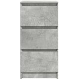  Komoda siva boja betona 37,5x35x76 cm od konstruiranog drva | shoptok.hr