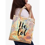 SHELOVET Fashionable Fabric Bag Gold Cene