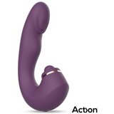 Action Turis Triple Function Clit Hitting Ball with G-Spot Pulsation & Vibration Purple Cene