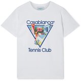 Casablanca Majice s kratkimi rokavi T-SHIRT LA JOUEUSE WHITE Bela Cene