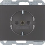 Berker SCHUKO vtičnica antracit mat, lak 47357006, (20859697) Cene