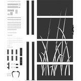  Vrtna vrata Crna 110 x 180 cm Čelik s praškastim premazom | Eponuda.com