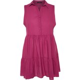 Trendyol Curve Plus Size Dress - Purple - Skater | Shoptok.si