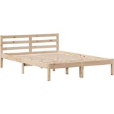 vidaXL Knjižna postelja brez vzmetnice 150x200 cm trdna borovina | Shoptok.si