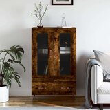  Visoka komoda boja hrasta 69 5 x 31 x 115 cm konstruirano drvo | shoptok.hr