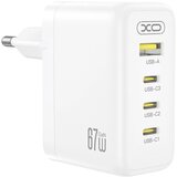 XO Charger CE39 3x USB-C + USB-A 67W Fast Charger Cijene