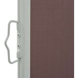 vidaXL Uvlačiva bočna tenda za terasu 120 x 300 cm smeđa | shoptok.hr