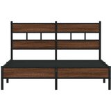 vidaXL Okvir kreveta bez madraca smeđi hrast 150x200 cm izrađeno drvo | shoptok.hr