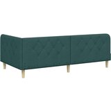 vidaXL Kutni okvir kreveta Tamnozelena 90 x 190 cm tkanina | shoptok.hr