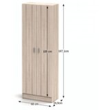 Kondela Omarica za čevlje, hrast sonoma, MARINA | Shoptok.si